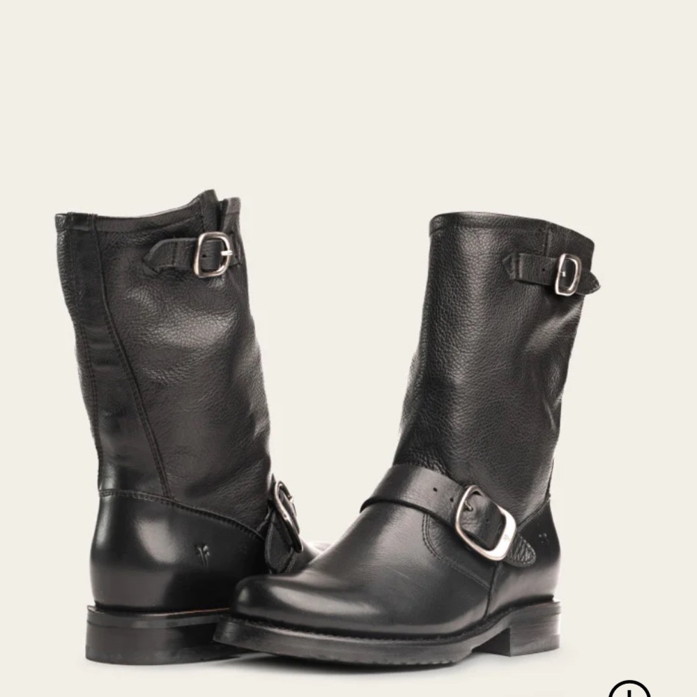 Frye Veronica Short Boots Black 7.5